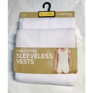 M&S Top Quality 2 In 1 Pack Premium Singlet